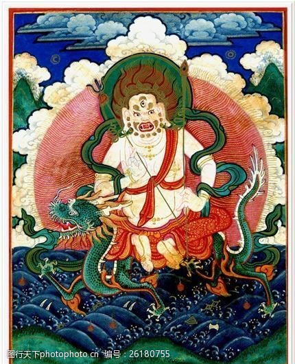 雍和宫唐卡(全本)白财神