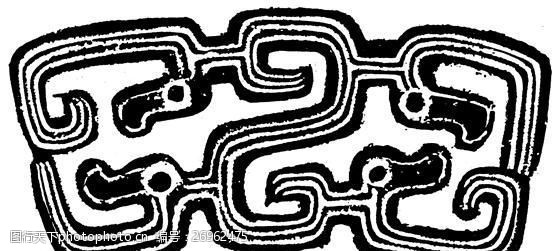 春秋战国图案青铜器图案中国传统图案_028