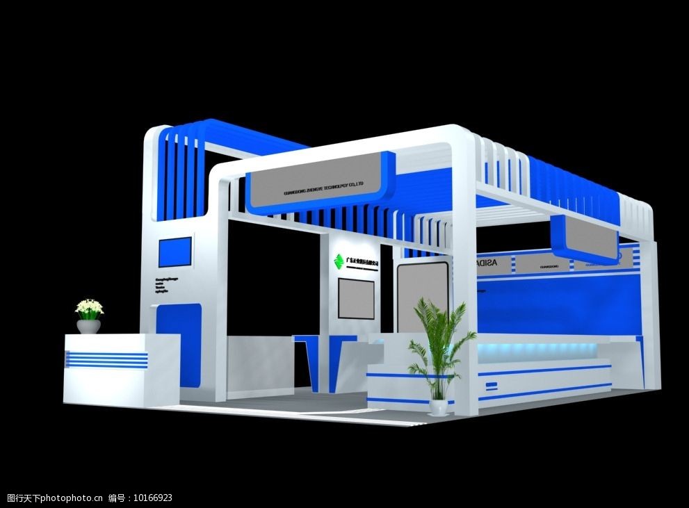 3d展厅展览展示设计模型图片