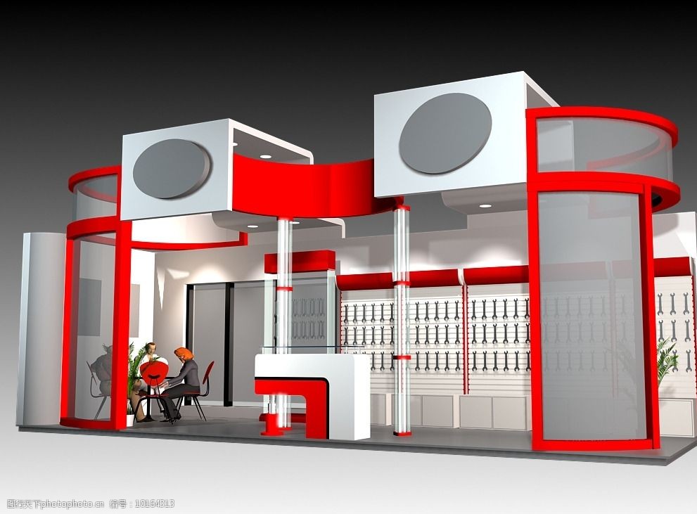 3d展厅展览展示设计模型图片