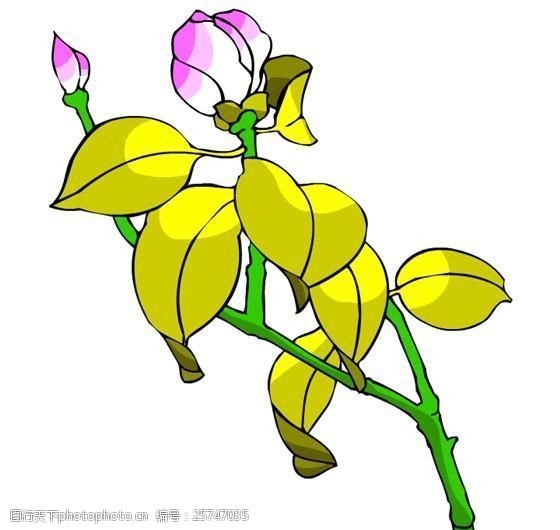 设计图库 动漫卡通 卡通植物