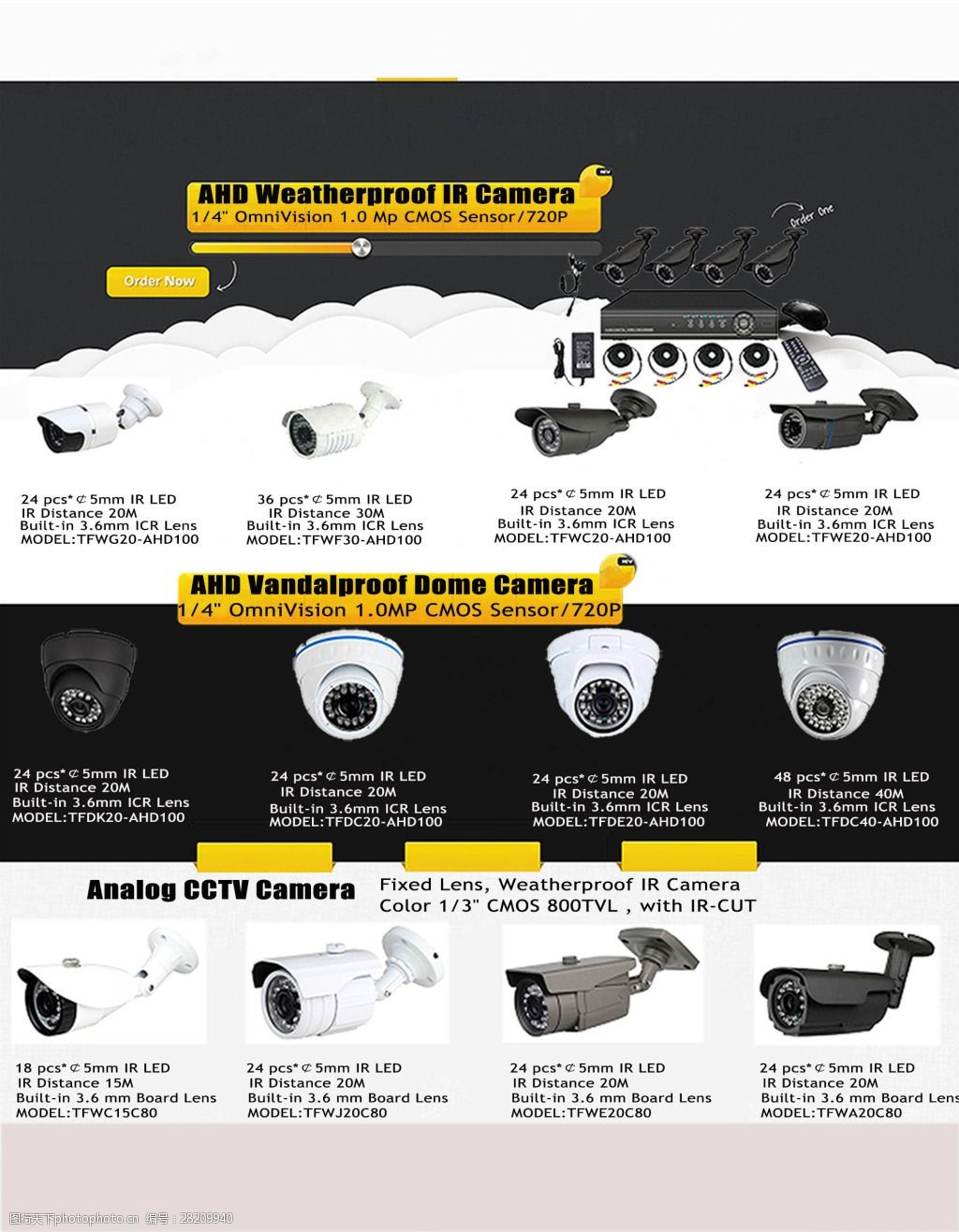 關鍵詞:攝像頭促銷宣傳 監控攝像頭 安防產品 cctv 攝像頭 psd 白色