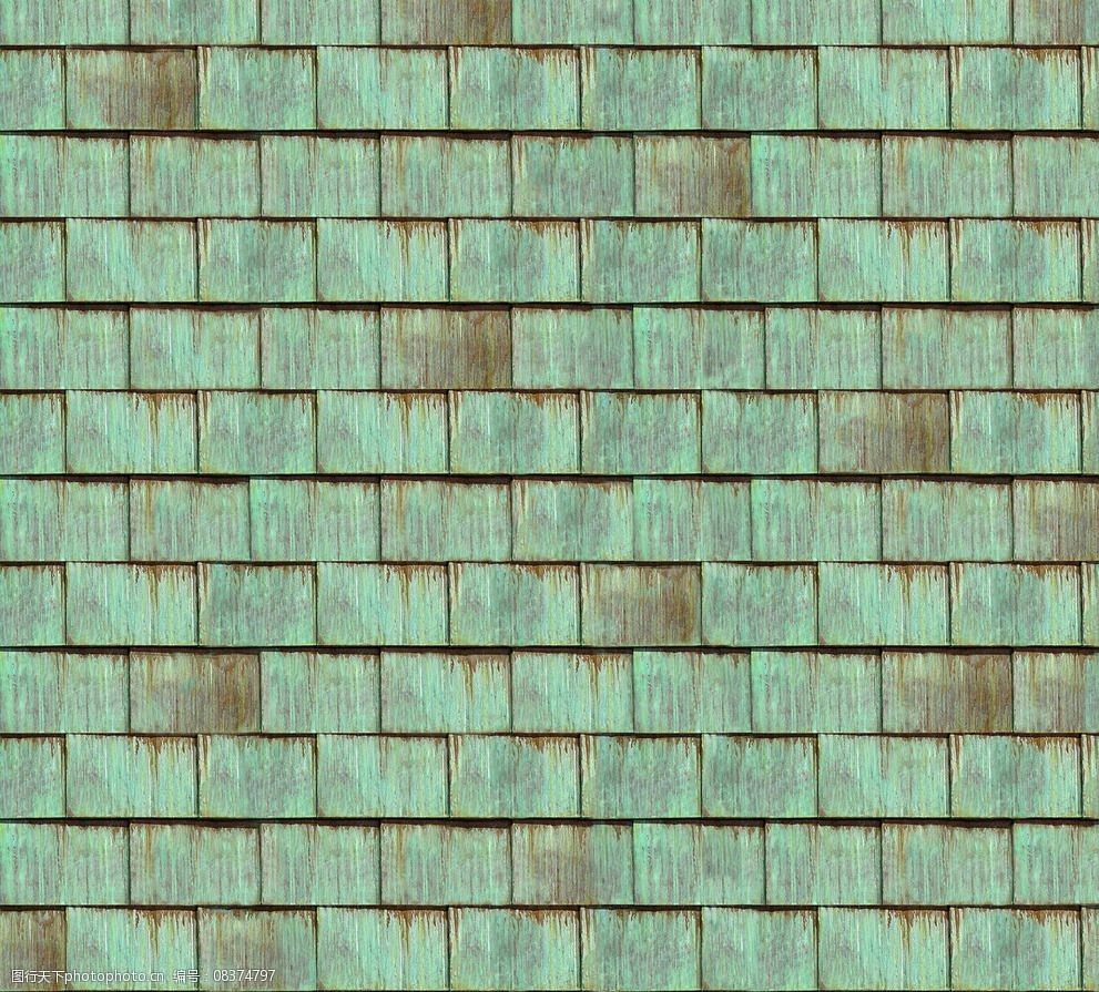 瓦砾 瓦片拼图 各色形状瓦片 石棉瓦 水泥瓦 砖瓦 纹理贴图 背景纹理