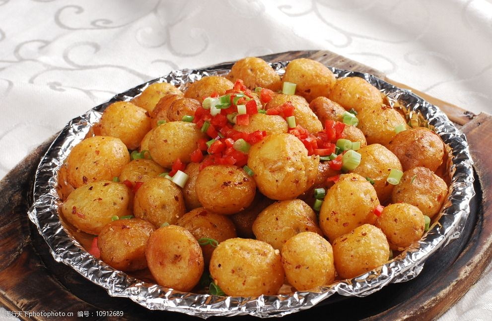 铁板小土豆图片