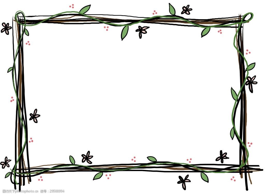 关键词:卡通树叶装饰框png元素 png元素 方框 免抠元素 透明素材 叶子