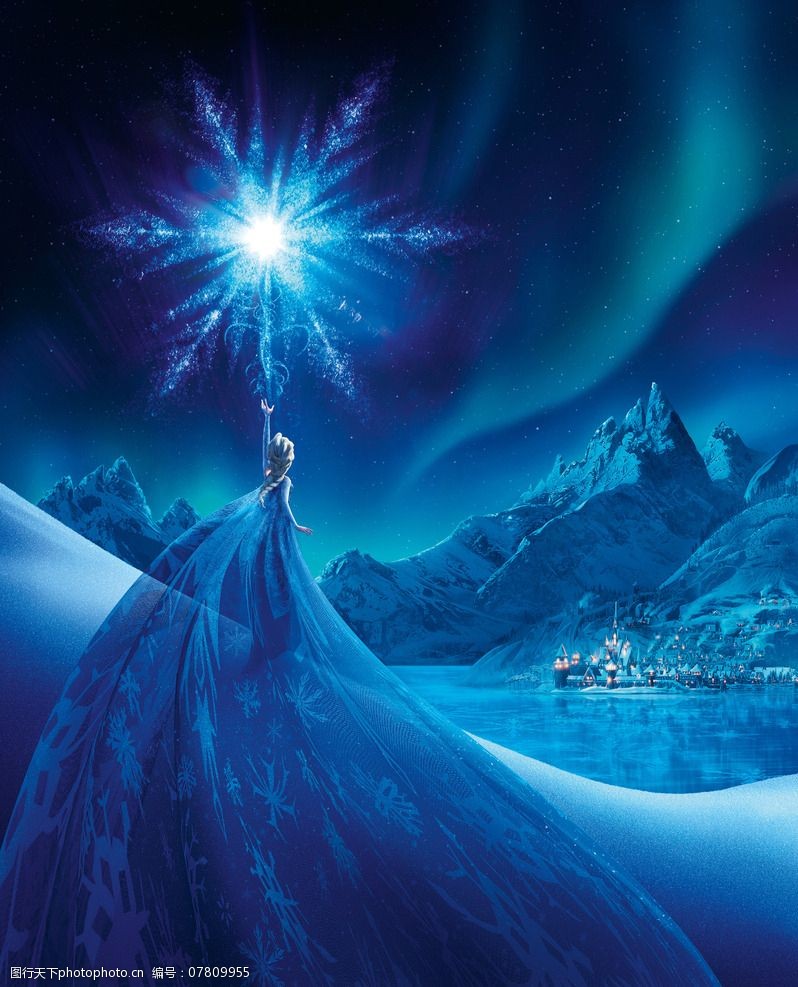 白雪皇后艾莎图片