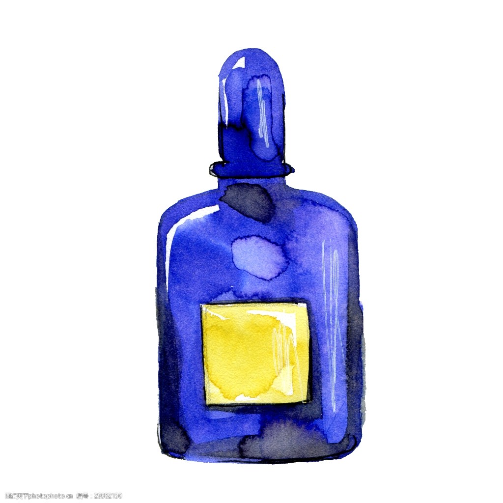 关键词:手绘补水精华瓶子png透明素材 卡通 蓝色 免扣素材 水彩 透明