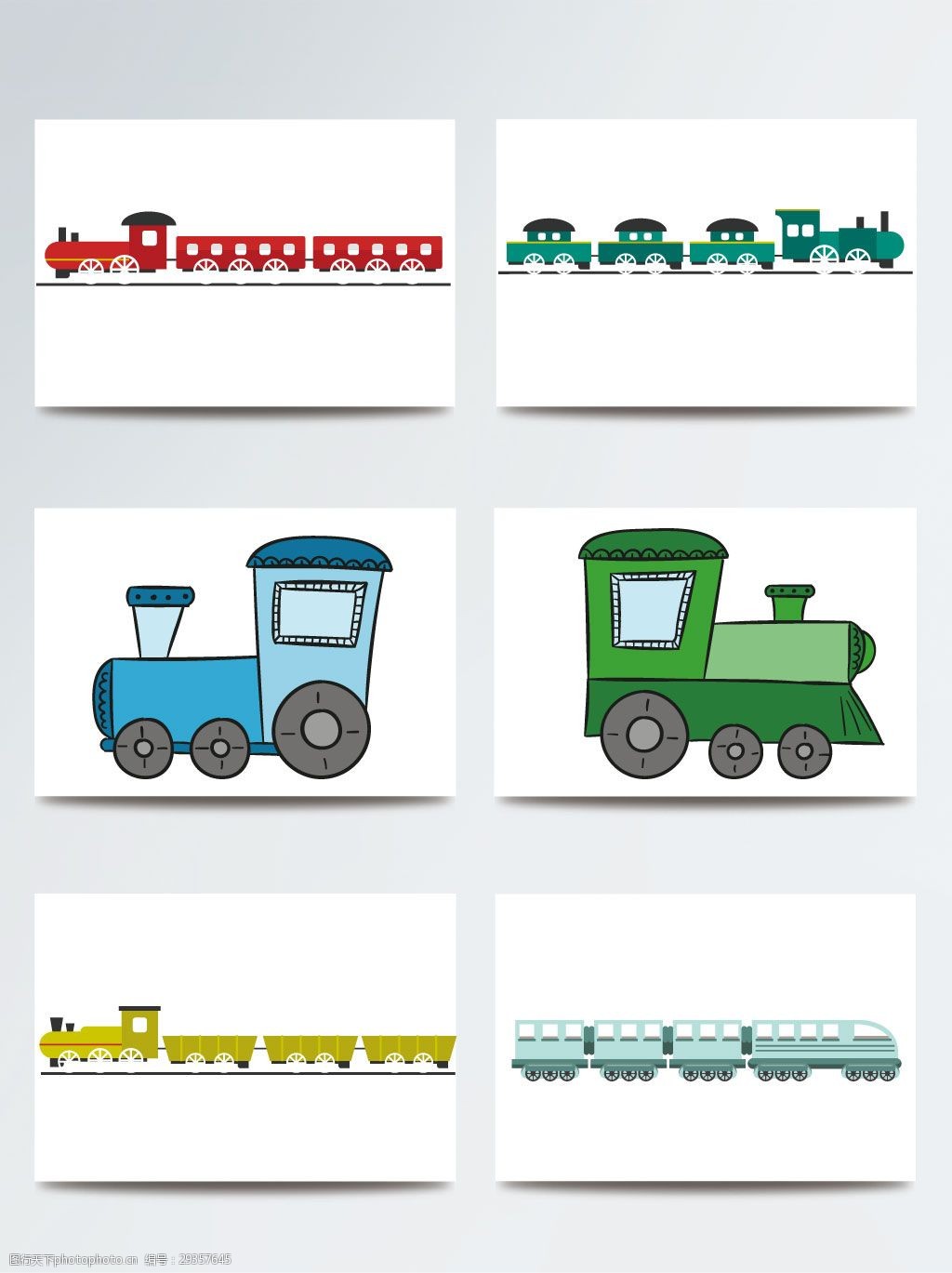 4款手绘玩具火车设计矢量图设计图__绘画书法_文化艺术_设计图库_昵图网nipic.com