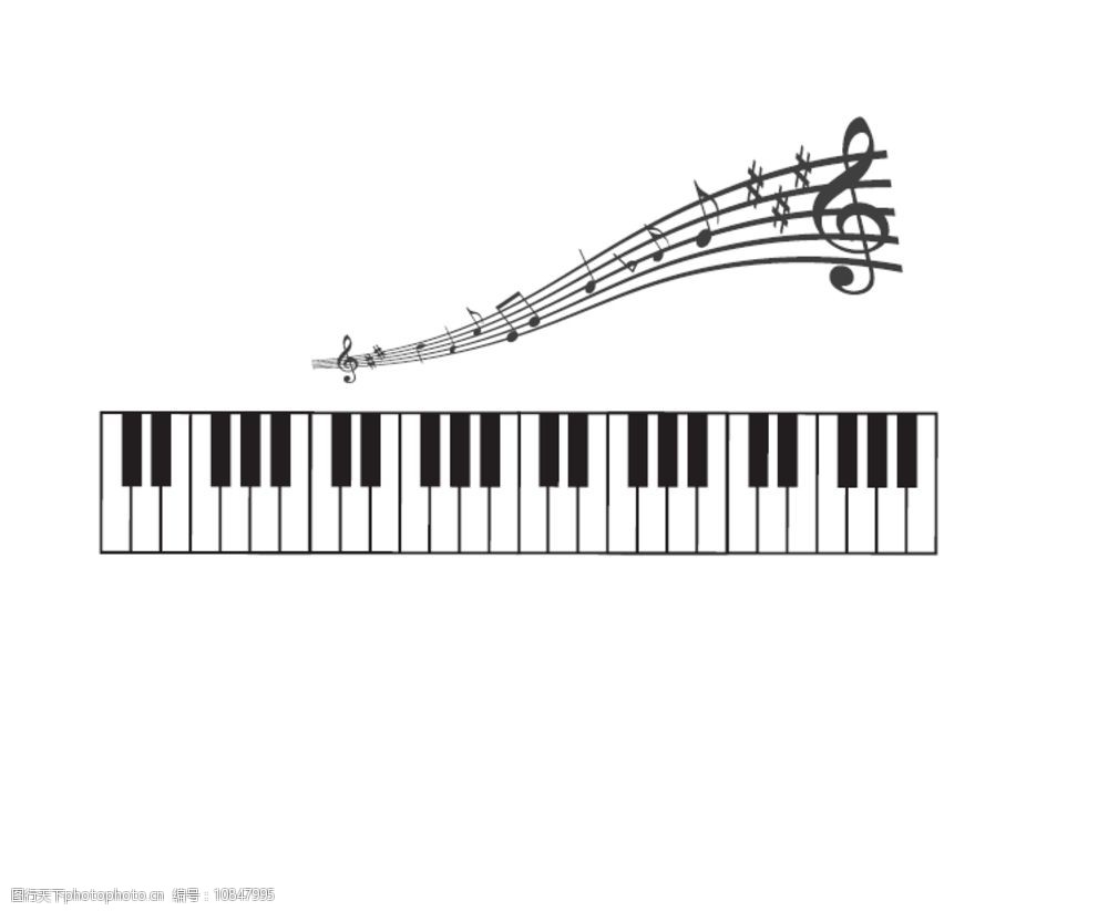 关键词:钢琴键 钢琴键盘 音乐符号 音乐 钢琴 设计 文化艺术 绘画书法