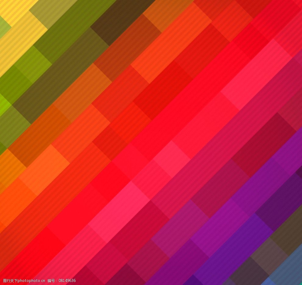 彩虹色方格背景图片