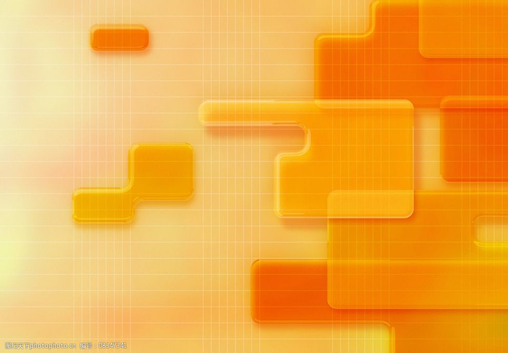 橙色科技背景图片