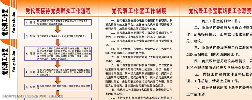党代表工作室工作制度流程图片