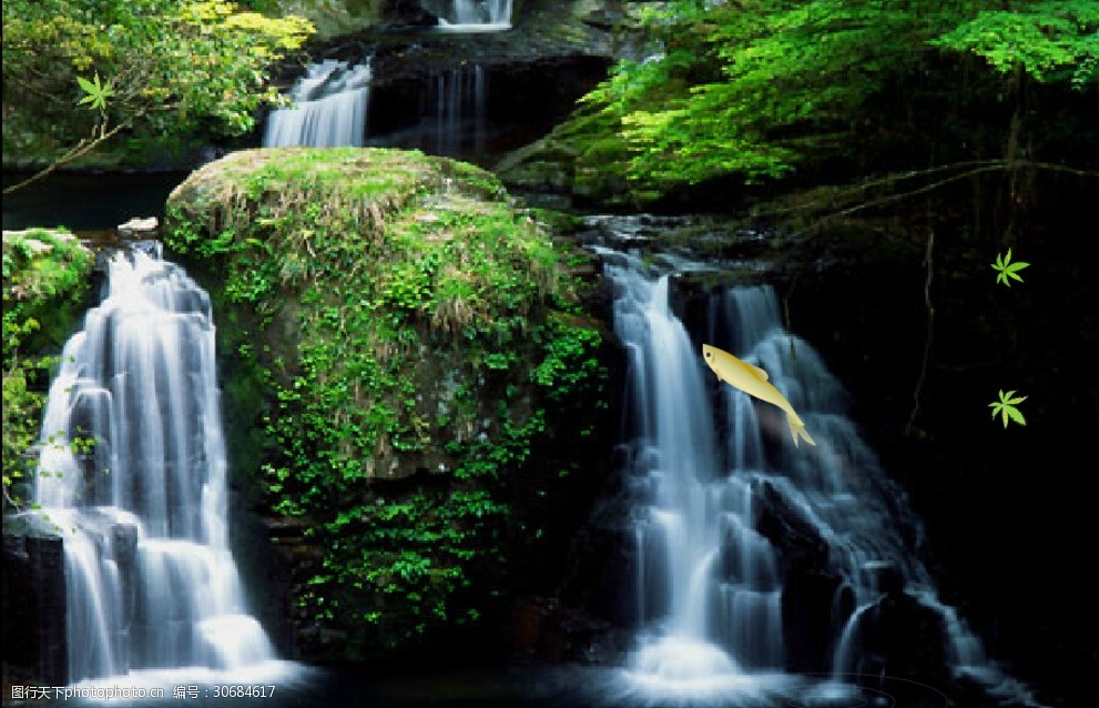 高山流水動態視頻